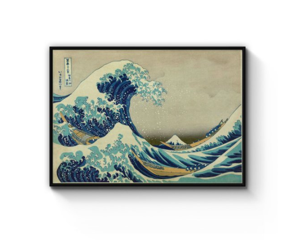 The Great Wave off Kanagawa by Hokusai – No Frame $14.95