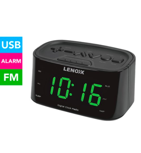Lenoxx Large Number Digital Alarm Clock – Black $27.99 (Don’t pay $49.95, SAVE $21)