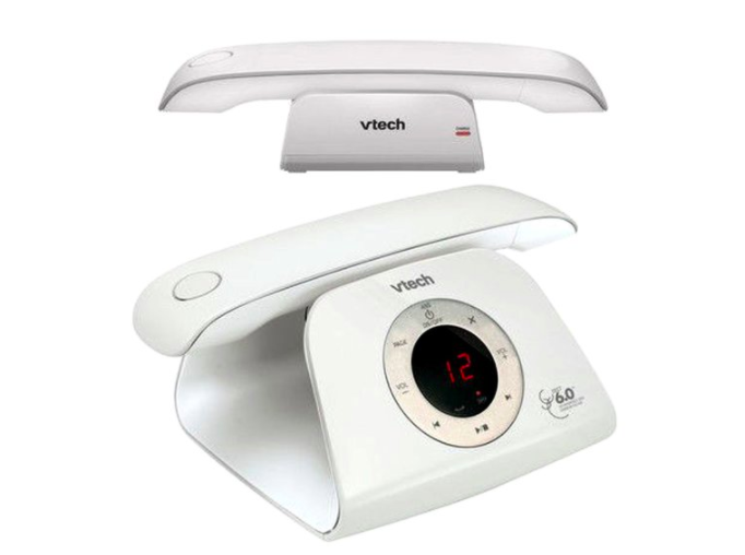 Vtech Twin Retro Designer DECT 6.0 Cordless Phone with Answering Machine – White $55.90 (Don’t pay $99)