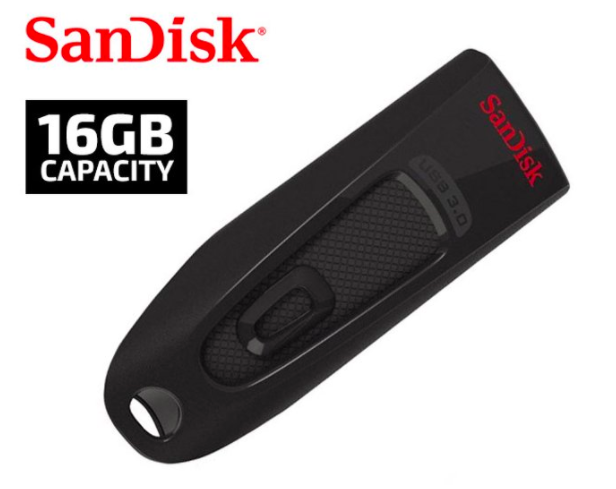 SanDisk Ultra 16GB USB 3.0 Flash Drive $995 (Don’t pay $32.90)