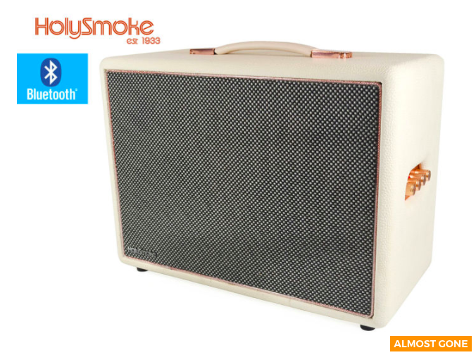 HolySmoke Joy Street Retro Bluetooth Speaker – White $139.95 (Don’t pay $499.95)
