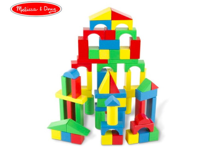 Melissa & Doug 100-Piece Wood Blocks Set $49.95 (Don’t pay $59.95)