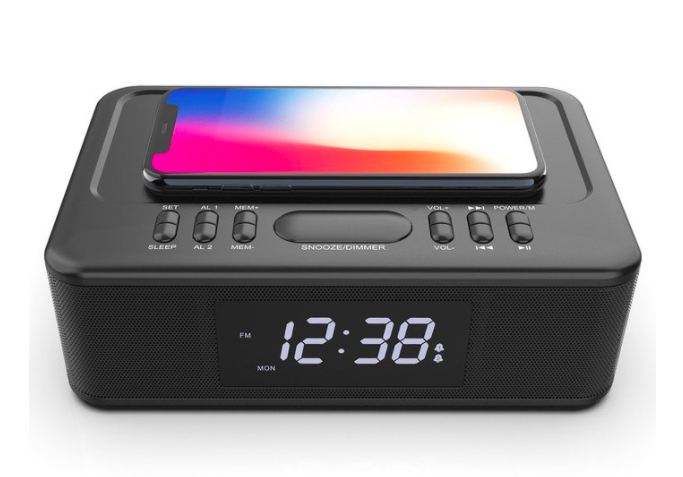 LENOXX Wireless Charging Bluetooth Alarm Clock $52 (Don’t pay $99.95)