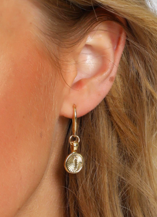 MINC COLLECTIONS – FEATHER HOOK EARRINGS IN GOLD  $23.00 (Don’t pay $32.95)