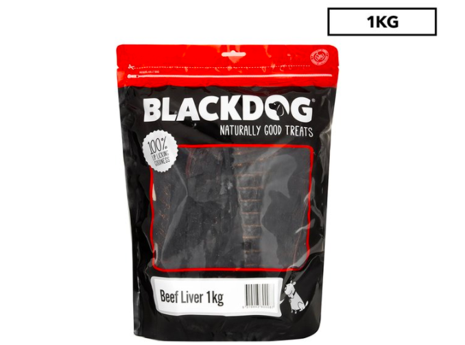 Blackdog Beef Liver 1kg $21.99