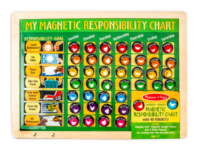 Melissa & Doug My Magnetic Responsibility Wooden Chart $37.99 (Don’t pay $64.95)