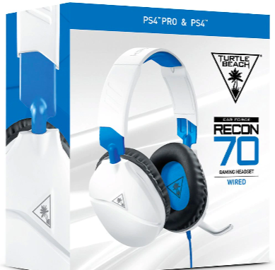 TURTLE BEACH® RECON 70P Gaming Headset White – PS4 $59