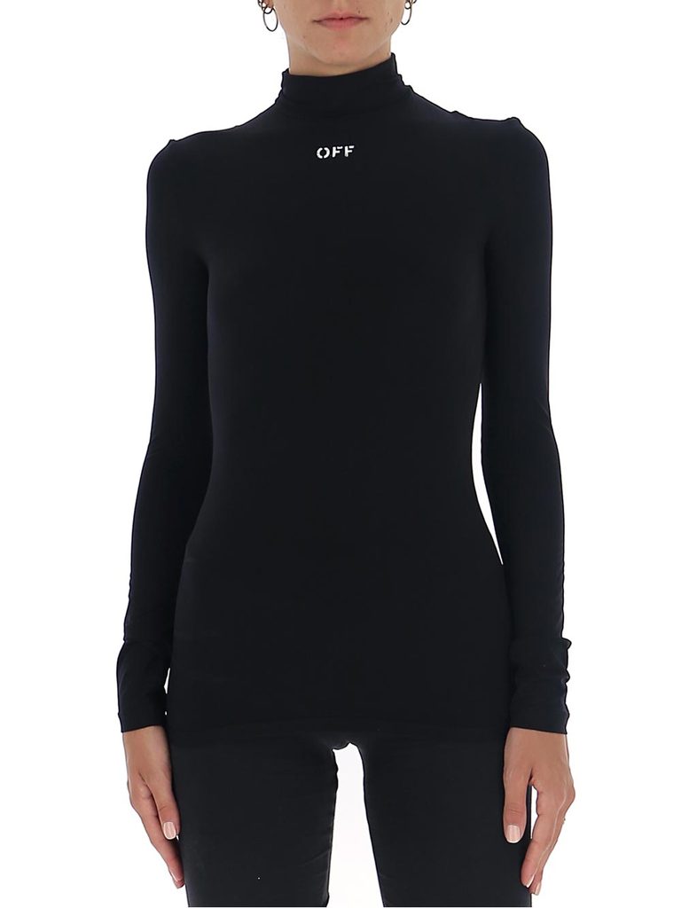 Off-White Logo Turtleneck T-Shirt $356.78 was $420.44