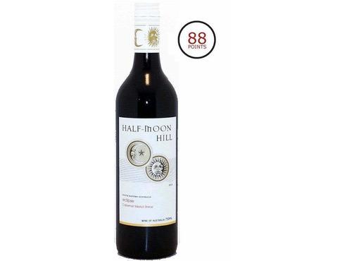 6-Pack | 2013 | Cleanskin Half Moon Hill Cabernet Merlot Shiraz | Wine of South Eastern Australia (1×6 Bottles) | Australian Wine Online $49.99 (Don’t pay $240)