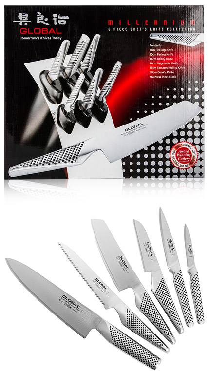 Global 7-Piece Millenium Knife Block Set $365.50 (Don’t pay $899)