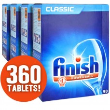 4 X FINISH POWERBALL TABLETS CLASSIC 90 PACK – 360 TABLETS $49.00 (RRP $187.20)