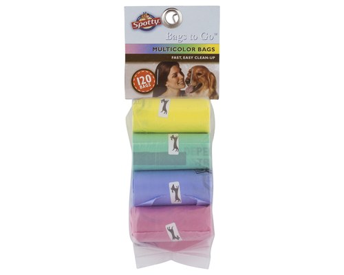 SPOTTY DOG REFILL BAGS 120 PACK – MULTICOLOUR $15.99