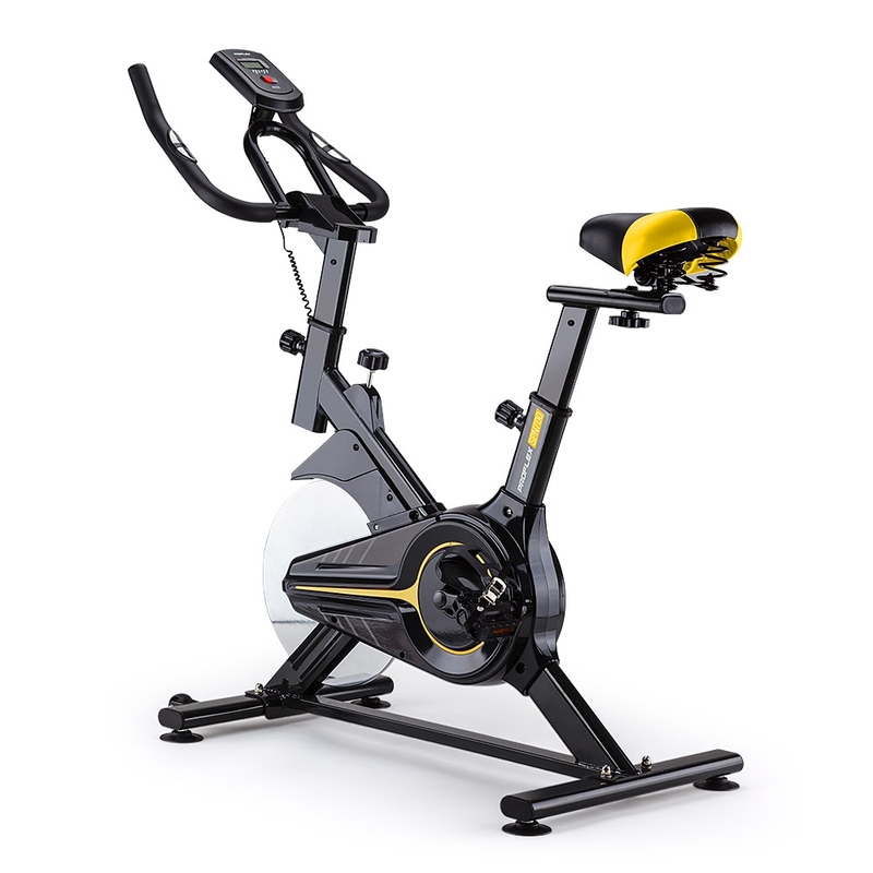 PROFLEX Commercial Spin Bike Flywheel Exercise Fitness Home Gym Yellow $409