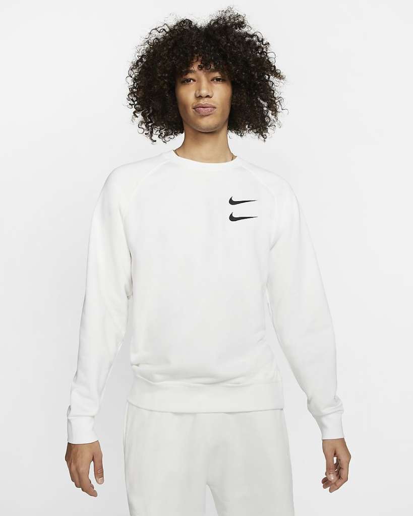 Nike Sportswear Swoosh French Terry Crew $63.99 was $90