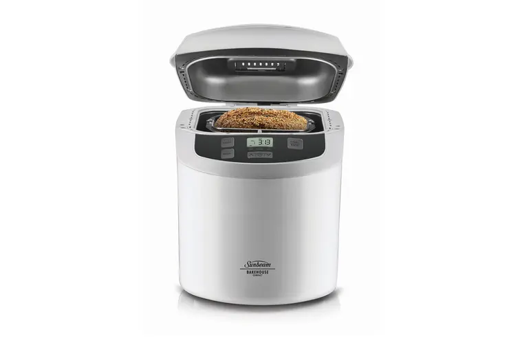 Bake delicious loaves of bread, pastries, pastas and even jams with the amazing Sunbeam Compact Bakehouse Bread Maker for $91!