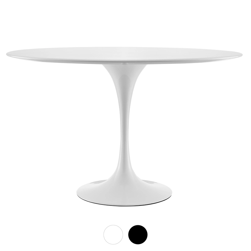 Treat yourself to classic, modern design with a DukeLiving 120cm Tulip Dining Table Round Fiberglass Replica for $359!