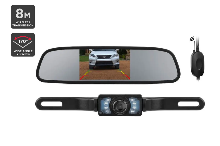 Help ensure your safety for $29.99 with the Kogan 4.3″ Wireless Rear View Reverse Parking Camera!