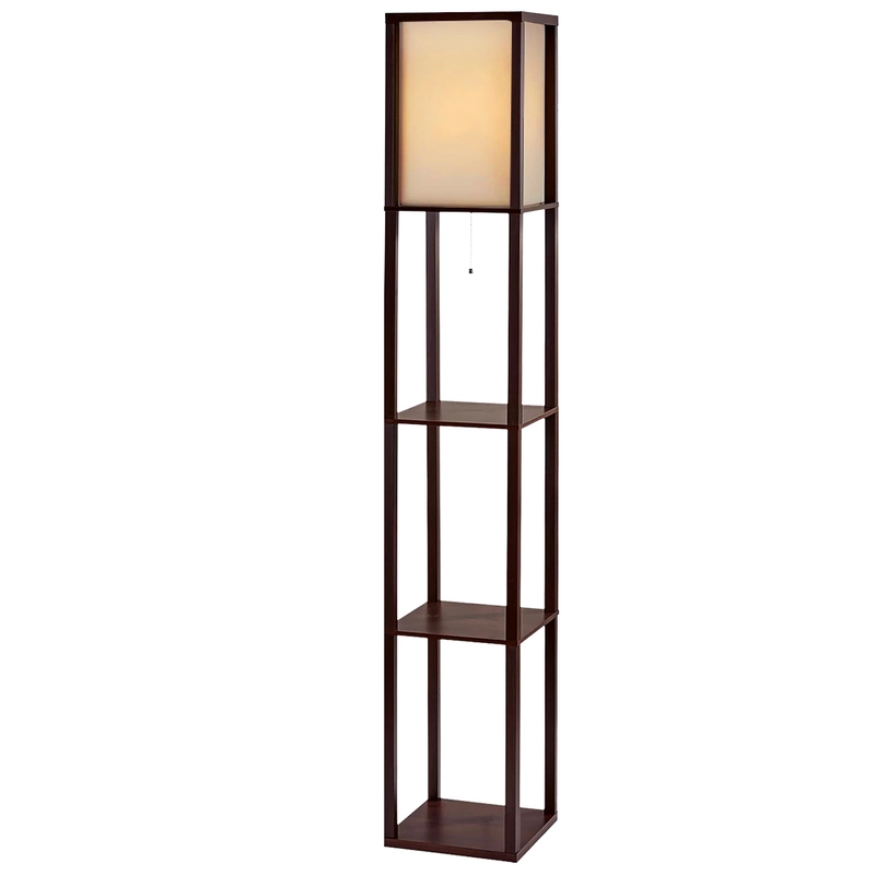 Bring a stylish ambience to your home with the Artiss Shelf Floor Lamp for $49.95!