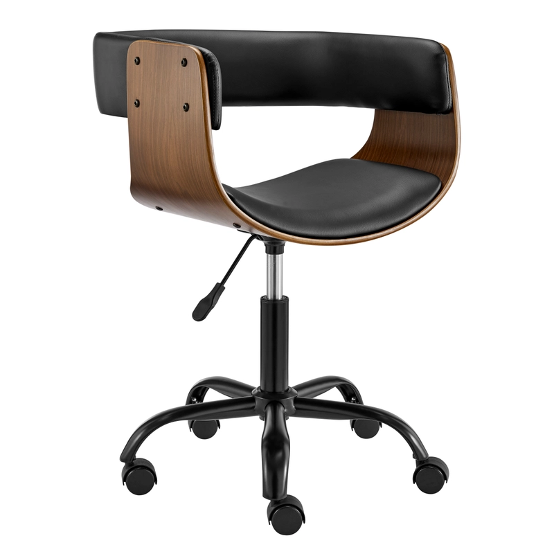 This mid century-inspired office chair delivers an elegant & ergonomic experience!