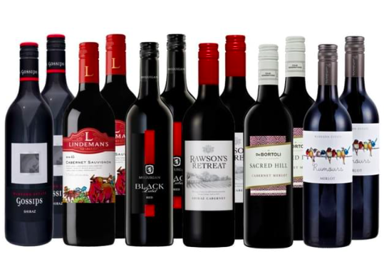 Winter Warmers Mixed Red Wine Dozen Featuring Penfolds – 12 Bottles $115.20