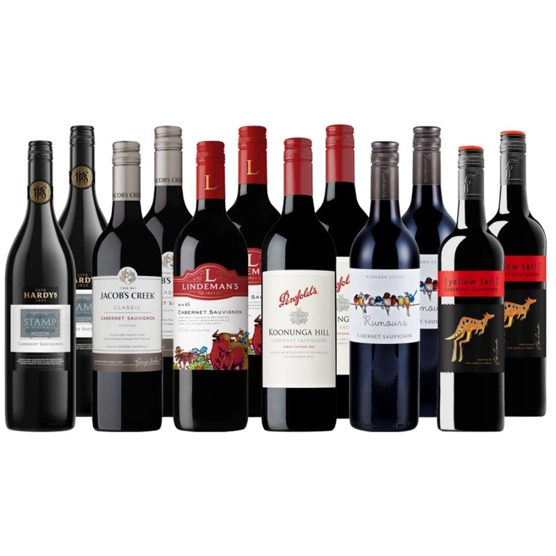 Ultimate Australian Regional Cabernet Sauvignon Wine Mixed Case Bundle – 12 Bottles $171
